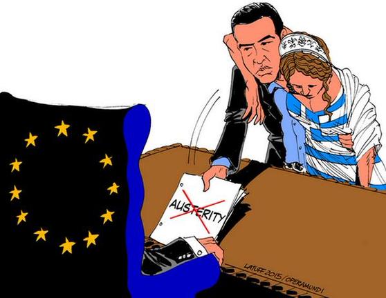 Το νέο σκίτσο του Carlos Latuff για την Ελλάδα