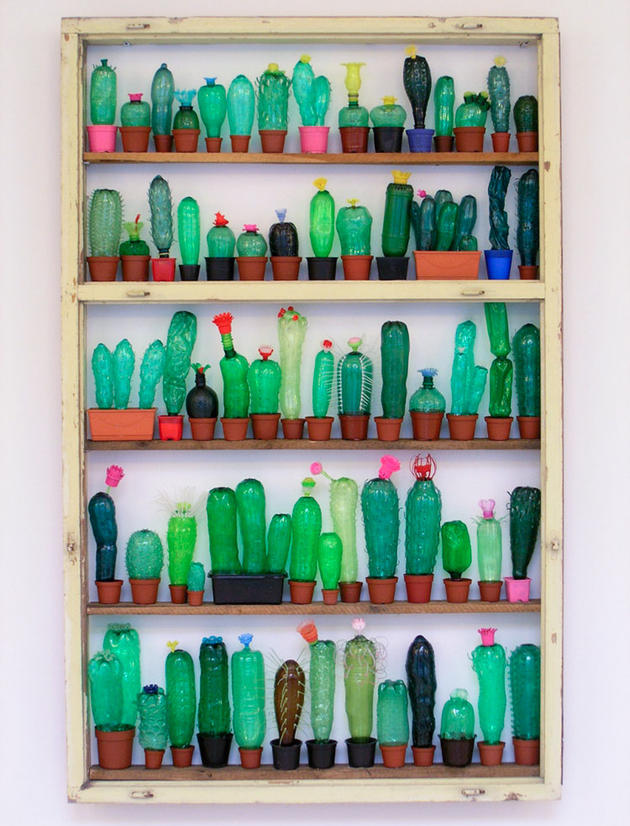 Ανακυκλώσιμα πλαστικά μπουκάλια μετατρέπονται σε έργα τέχνης! | Εικόνες