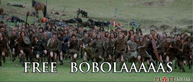 Κόλαση το twitter στο #free_bobolas. Πολύ γέλιο!