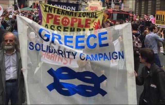 LIVE | 70.000 διαδηλώνουν στο Λονδίνο κατά της λιτότητας και υπέρ της Ελλάδας