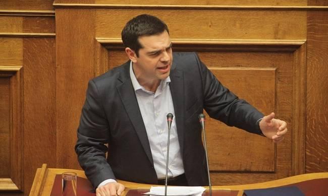 Τσίπρας στην Βουλή: Δεν θα ζητήσουμε, στη χώρα που γεννήθηκε η δημοκρατία, τη άδεια του Σόιμπλε
