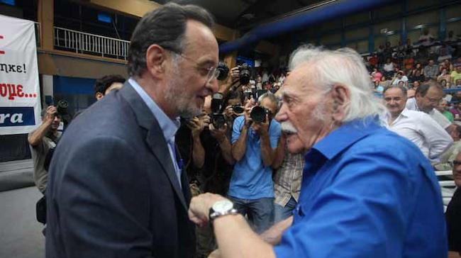 Επικεφαλής του ψηφοδελτίου Επικρατείας της Λαϊκής Ενότητας ο Μανώλης Γλέζος