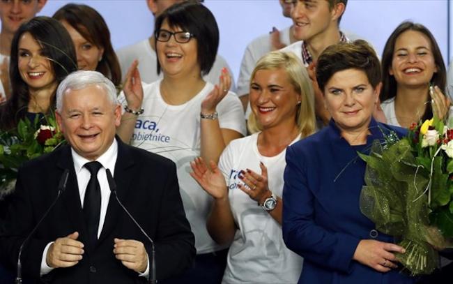 Πολωνία - Εκλογές: Απόλυτη πλειοψηφία των αντι-ευρωπαίστων, συντριβή της Αριστεράς, 3ος ο αντισυστημικός ρόκερ