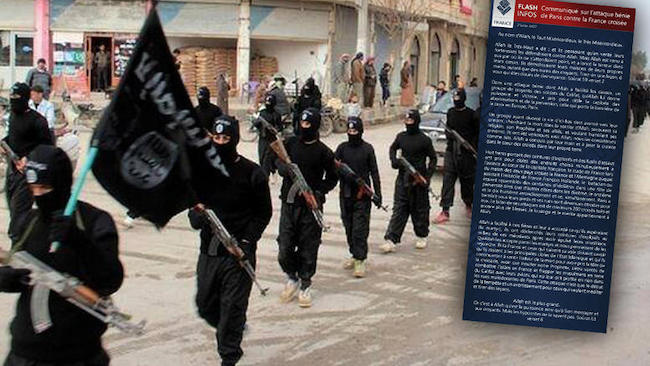 Προκήρυξη του ISIS: Σκοτώσαμε τους ειδωλολάτρες στο πάρτι της διαστροφής ηλίθιε Ολάντ!