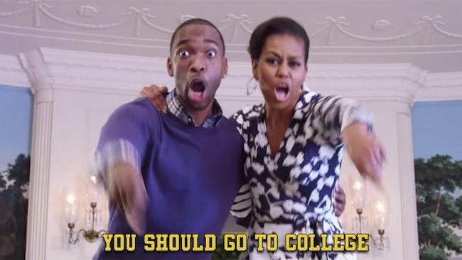 Η Μισέλ Ομπάμα ραπάρει και σου λέει να πας να σπουδάσεις (ΒΙΝΤΕΟ)