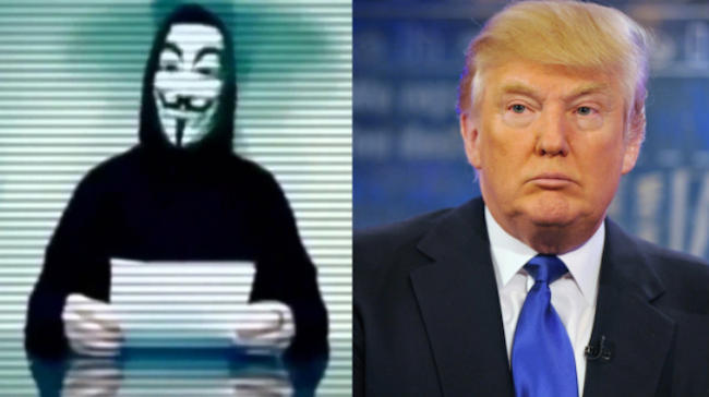 Οι Anonymous κήρυξαν τον πόλεμο στον Ντόναλντ Τραμπ (ΒΙΝΤΕΟ)