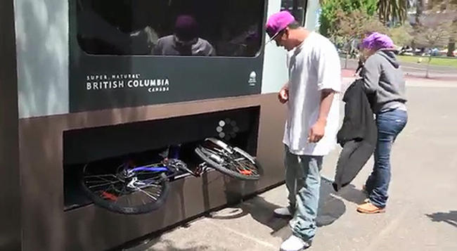 Αυτόματος πωλητής αντί για junk food βγάζει ποδήλατα! (ΦΩΤΟ - ΒΙΝΤΕΟ)