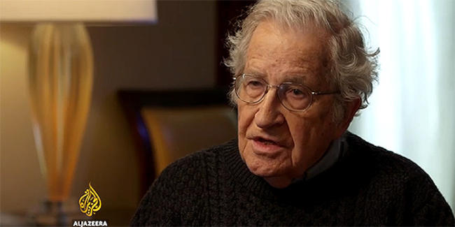 Νόαμ Τσόμσκι: Ο Ερντογάν είναι δολοφόνος